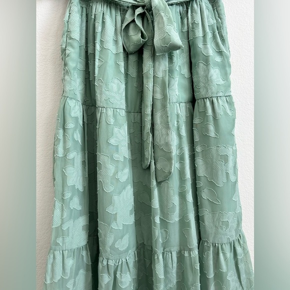 Polagram Midi Dress with Puffy Sleeve | size L - Picture 7 of 12